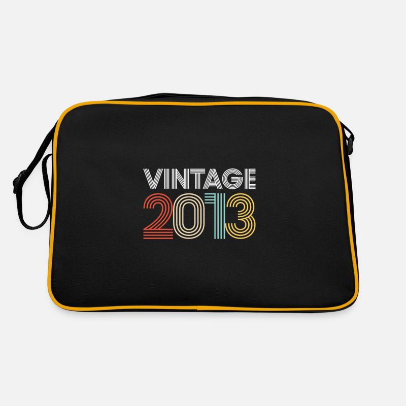 Vintage 2013 Geburtstag Retro Tasche