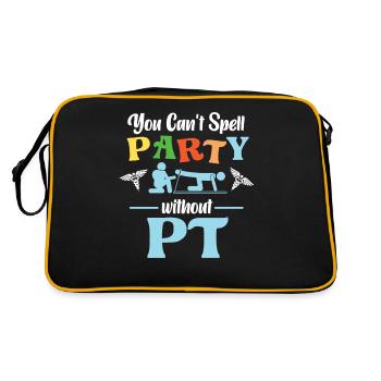 Physical Therapist Therapy - Retro Bag - black/gold - Back