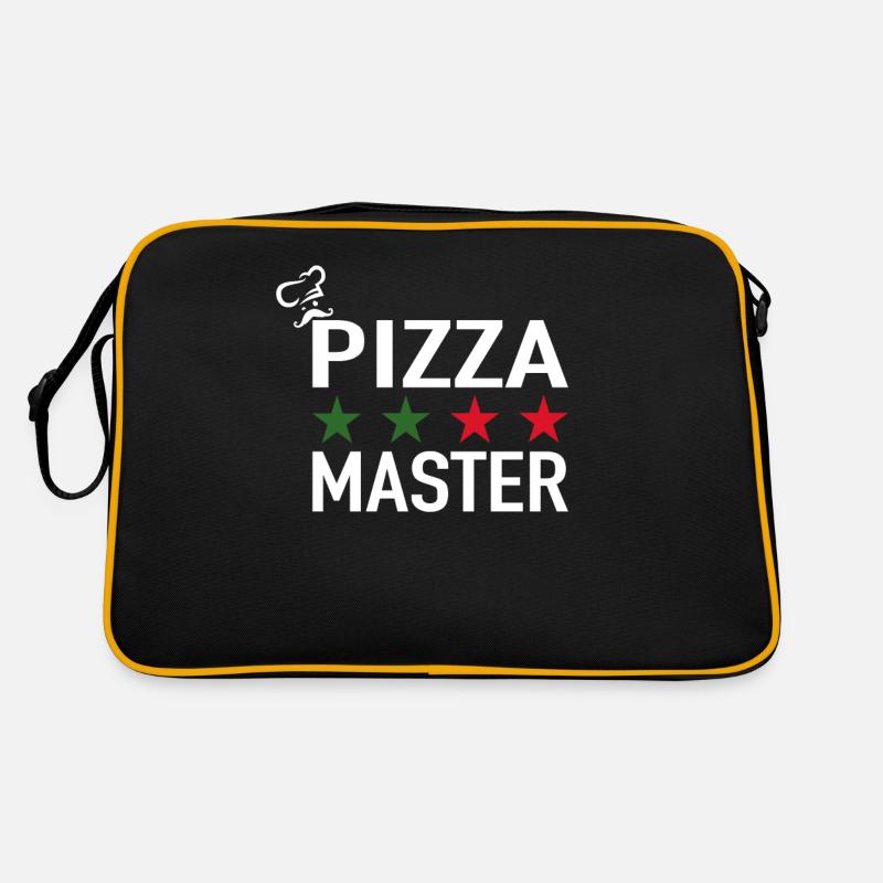 Pizza Master Pizza Chef Italian Pizza - Retro Bag - black/gold