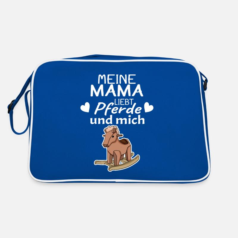 Mama Mutter Pferde Liebe Geschenk Kleinkind Retro Tasche