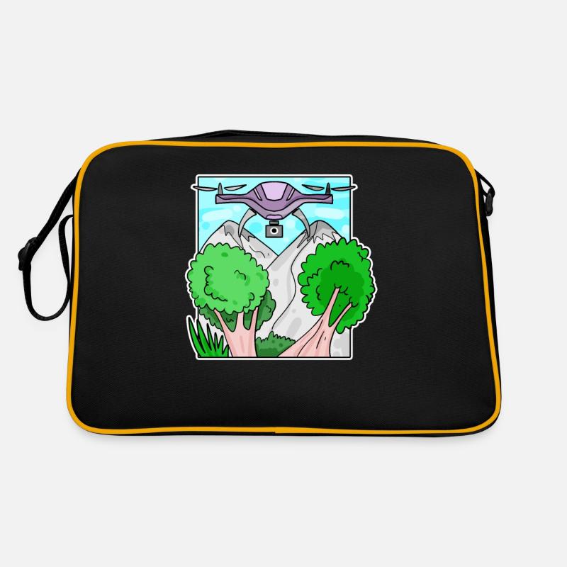 Drohne Retro Tasche