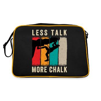 Rock Climbing Climber Less Talk - Sac Retro - noir/or - Dos