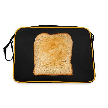 Grille-pain de petit-déjeuner de pain de pain grillé drôle - Sac Retro - noir/or - Dos