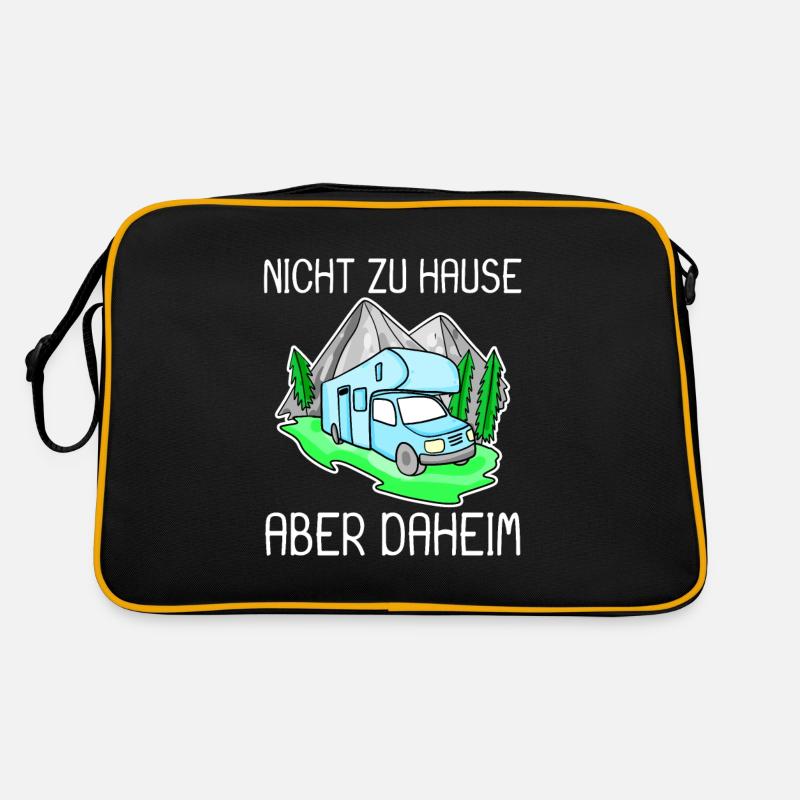 Wohnmobil Blau Retro Tasche