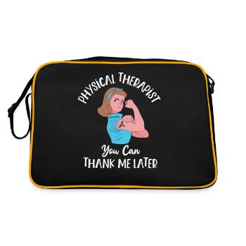 Physical Therapist Therapy - Retro Bag - black/gold - Back