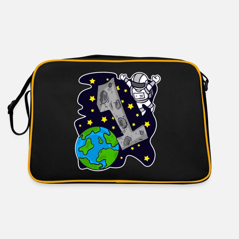 1 anniversaire astronaute garçons Anniversaire d’enfant Sac Retro