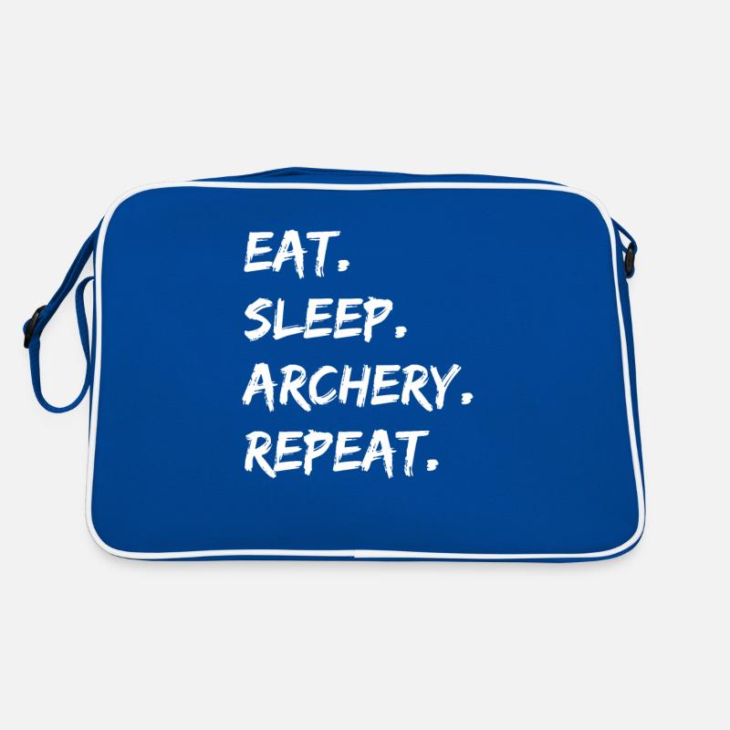 Sports d’arc - Eat Sleep Archery Repeat Sac Retro