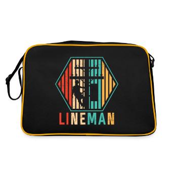 Retro Lineman Electric Cable - Retro Bag - black/gold - Back