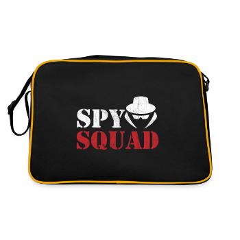 Agent secret espion - Sac Retro - noir/or - Dos