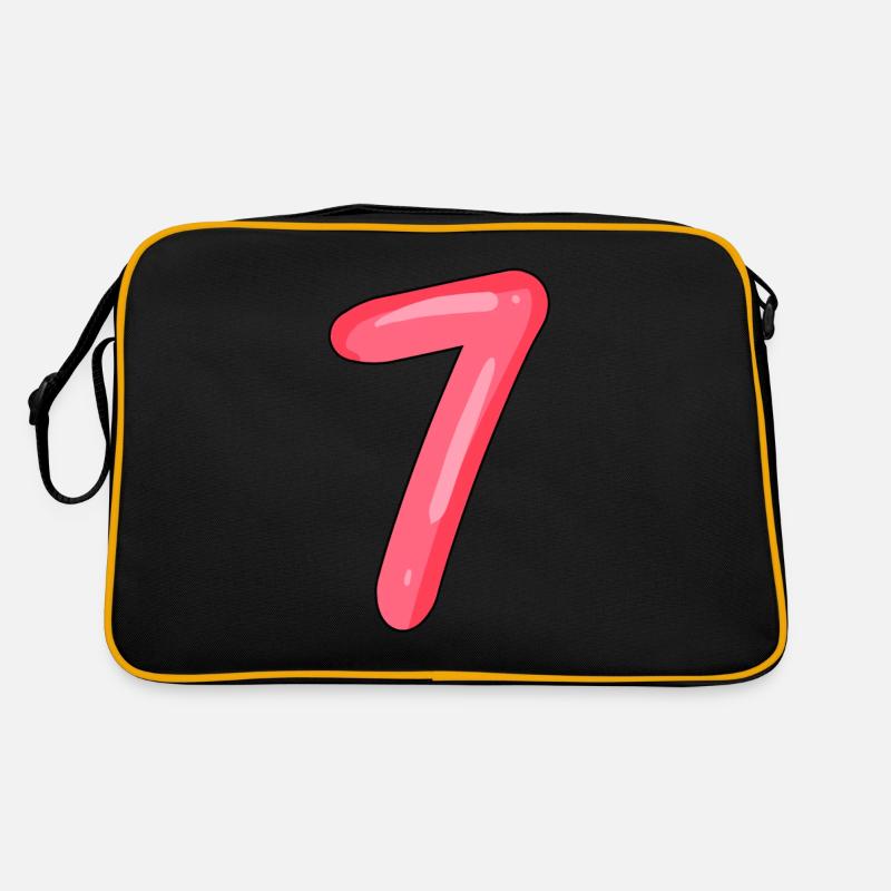 Numéro 7 - Nombre 7 Sac Retro