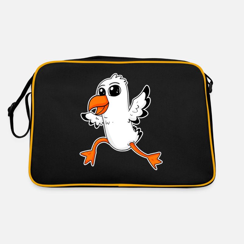 Doux goé et mouse Sac Retro