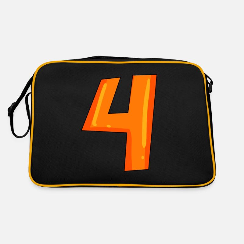 Vier 4 Retro Tasche