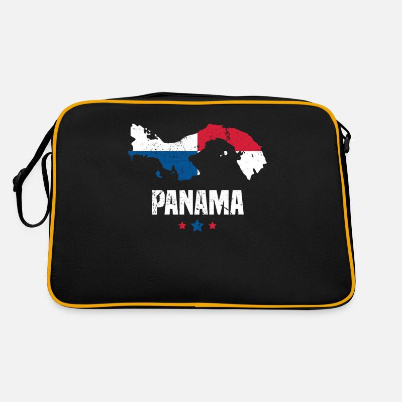 Panama Flagge Retro Tasche
