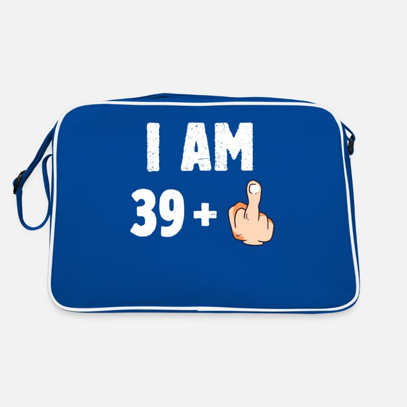 I am 39 plus one Retro Tasche