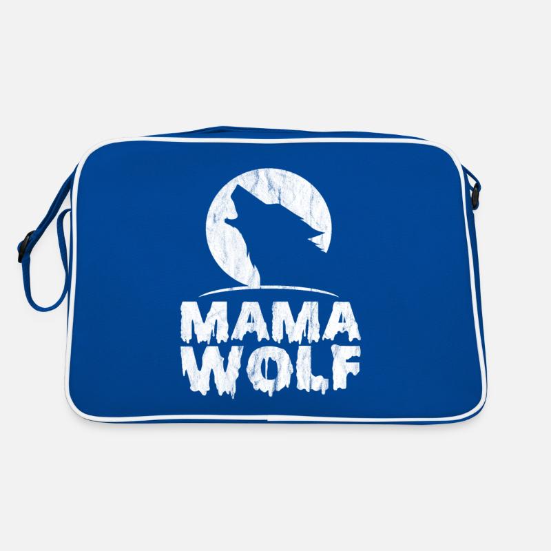 Mama Wolf Retro Tasche