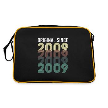 Vintage Original Since 2009 Anniversaire Année de naissance - Sac Retro - noir/or - Dos