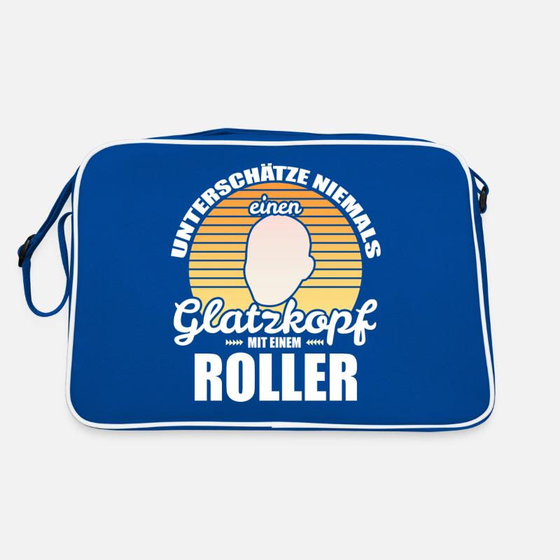 Roller Glatze Retro Tasche