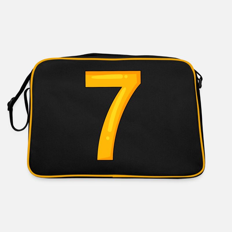 Numéro 7 - Nombre 7 Sac Retro
