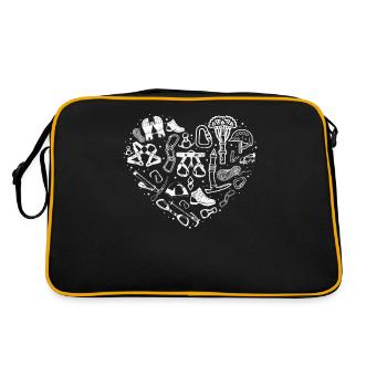 Climber Rock Climbing Equipment - Sac Retro - noir/or - Dos