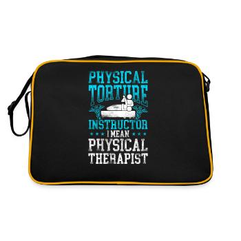 Physical Therapist Therapy - Retro Bag - black/gold - Back