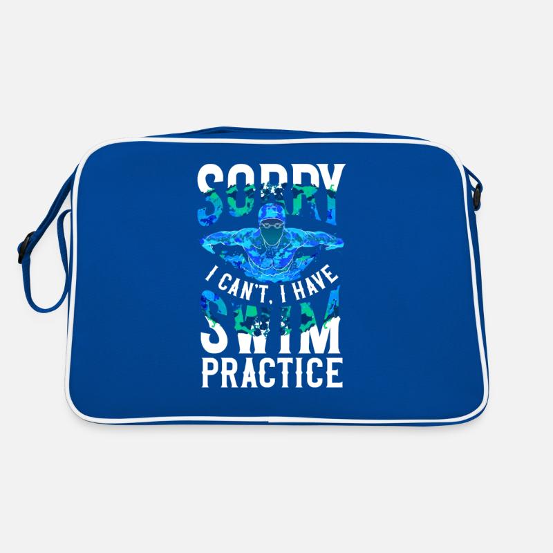 Swimmer Sorry Swim Practice Retro Bag
