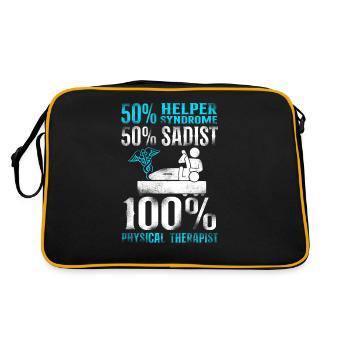 Physical Therapist Therapy - Retro Bag - black/gold - Back