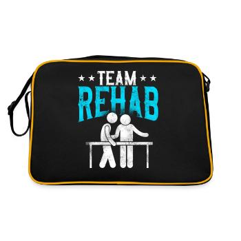 Physical Therapist Therapy - Retro Bag - black/gold - Back