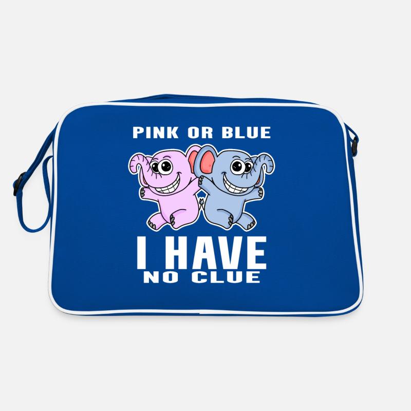 Pink Or Blue - Annonce de bébé Sac Retro
