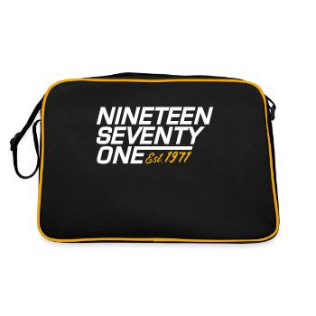 Nineteen Seventy One Established 1971 - Retro Bag - black/gold - Back