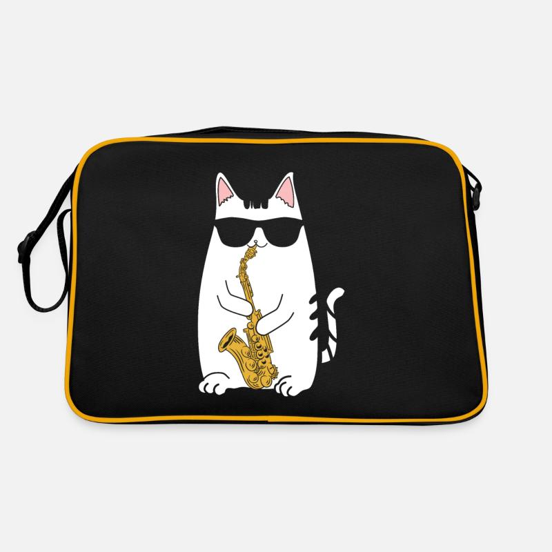 Saxophone chat Sac Retro