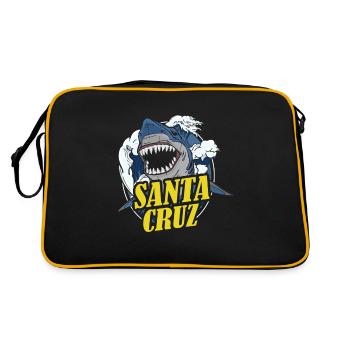 Santa Cruz California Shark - Retro Bag - black/gold - Back