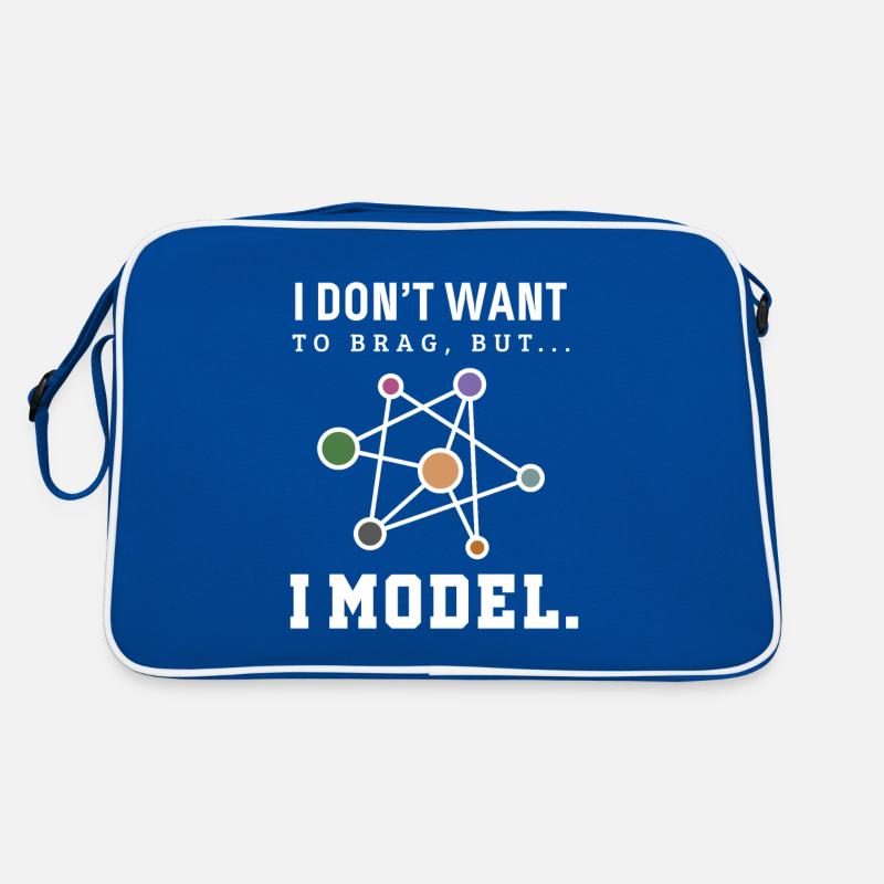 Big Data Modell Lustige Data Scientist Bekleidung Retro Tasche