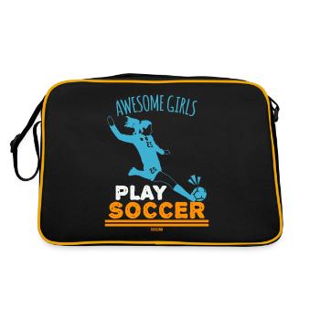 Football féminin femme football femme Sport - Sac Retro - noir/or - Dos