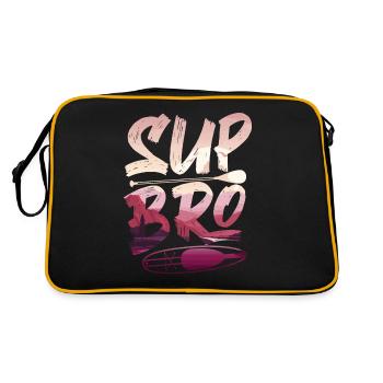 SUP Paddleboard Girl Sup Bro - Sac Retro - noir/or - Dos