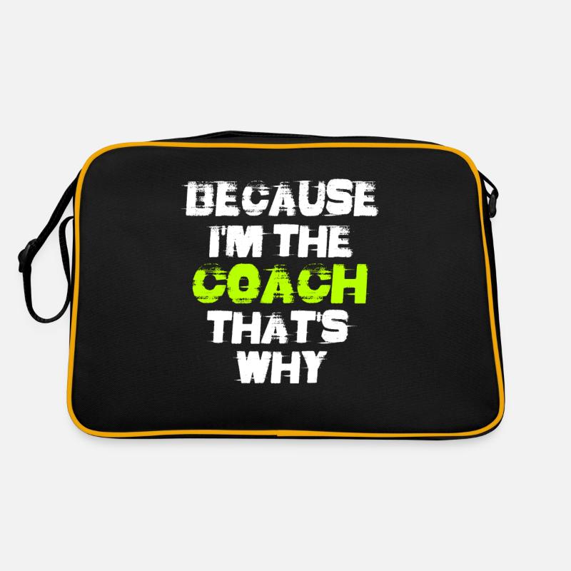 Fitness Coach - Because I'm The Coach That's Why Retro Bag