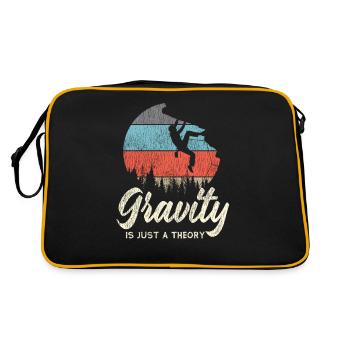 Rock Climbing Climber Retro - Sac Retro - noir/or - Dos