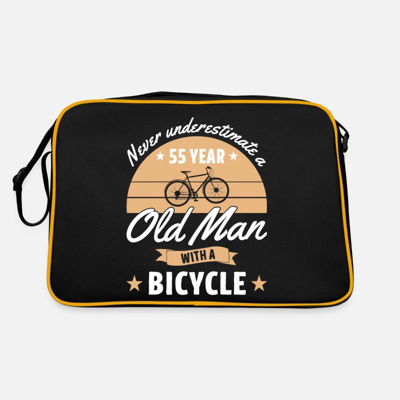 Never underestimate a 55 year old man with bicycle Sac Retro