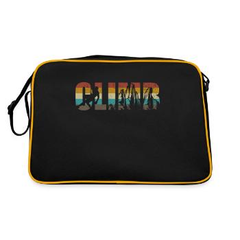 Climb Retro Vintage - Sac Retro - noir/or - Dos