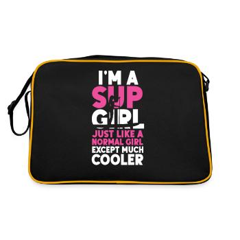 SUP Paddleboard SUP Girl Just Like - Retro Bag - black/gold - Back