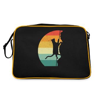 Rock Climbing Climber Retro - Sac Retro - noir/or - Dos