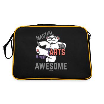 Arts Martiaux Formation Panda Arts Martiaux Arts martiaux - Sac Retro - noir/or - Dos