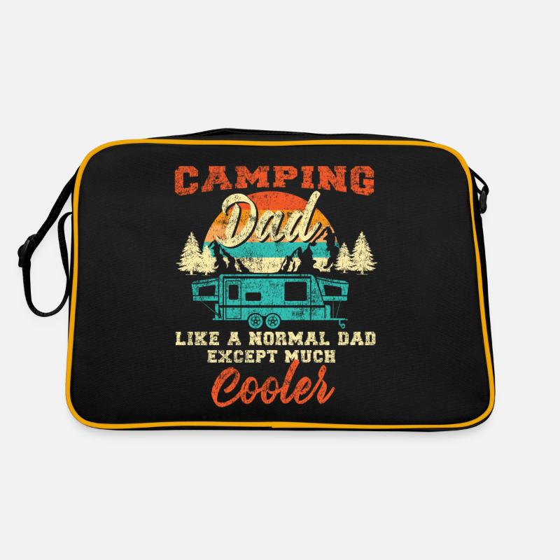 Camping Dad Pop Up Camper Rv Retro Bag