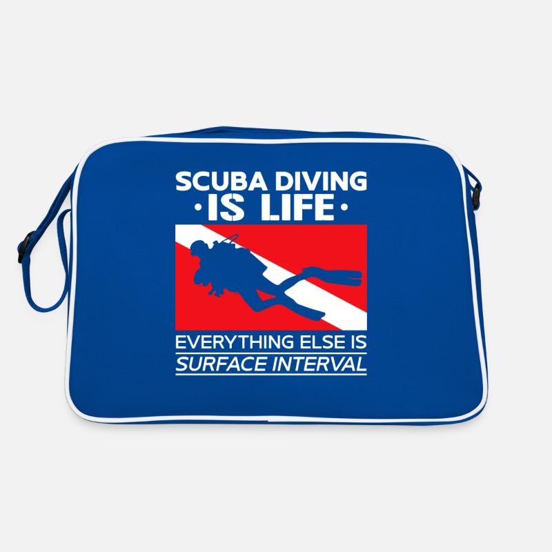 Diver Dive Flag Scuba Diving Is Retro Bag