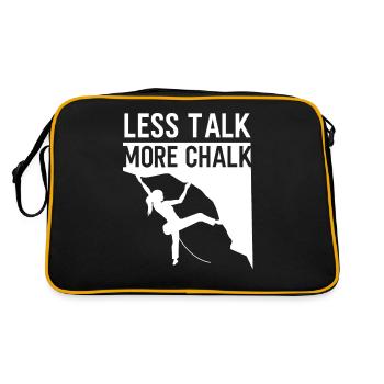 Rock Climbing Climber Carabiner - Sac Retro - noir/or - Dos