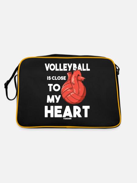 Volley-ball - Sac Retro - noir/or - Dos