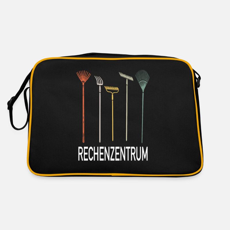 Rechenzentrum Rechen Garten Gärtner Geschenk Retro Tasche