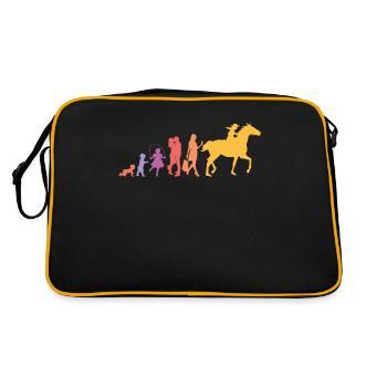 Western Équitation femmes chevaux filles cheval Western - Sac Retro - noir/or - Dos