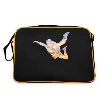 Skydiving Sunset - Sac Retro - noir/or - Dos