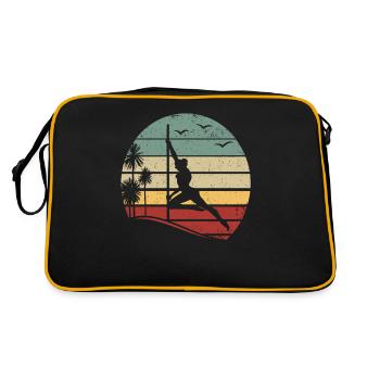 Sunset Pole Dance Pole Dancing Retro Pole Dance - Retro Bag - black/gold - Back