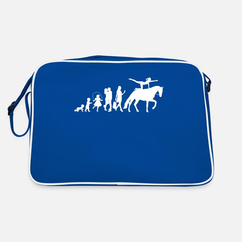 Pferde Voltigieren Reiten Mädchen Volti Reiten Retro Tasche
